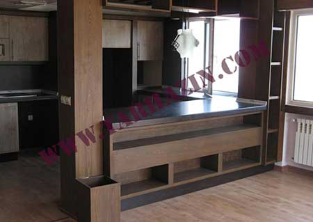 کابینت آشپزخانه براق