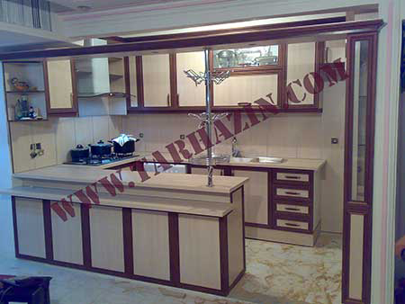 کابینت دو رنگ
