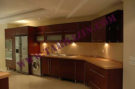 کابینت آشپزخانه ماهگونی